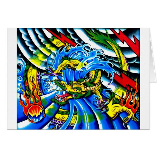 Neo Jap Dragon Tattoo (Front Horizontal)