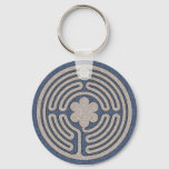 Neo Medieval Labyrinth Keychain at Zazzle