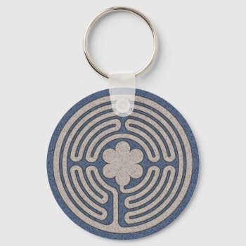Neo Medieval Labyrinth Keychain by FogWeaver at Zazzle