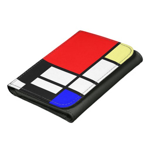 Neo-plasticism Mondrian style Wallet | Zazzle