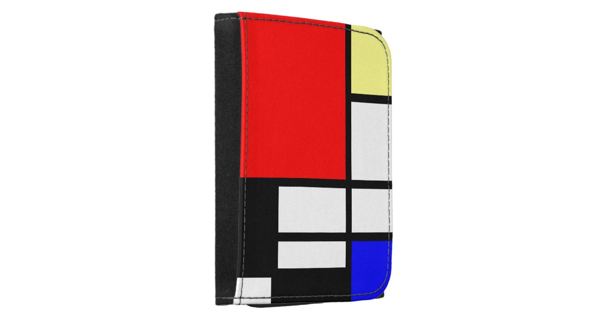 Neo-plasticism Mondrian style Wallet | Zazzle