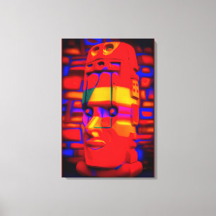 Neo-Polynesian Canvas Print