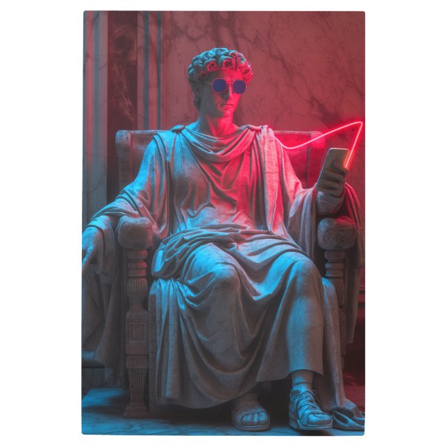 Neo-Roman Remix Metal Print (Front)