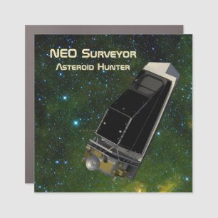 NEO Surveyor Asteroid Hunter Car Magnet