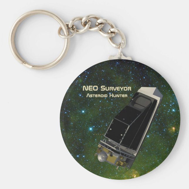 NEO Surveyor Asteroid Hunter Keychain (Front)