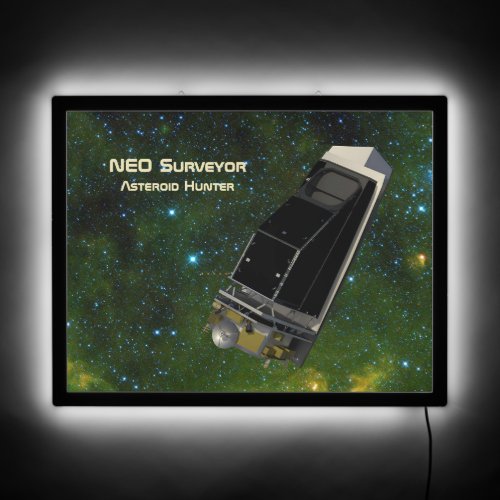 NEO Surveyor Asteroid Hunter LED Sign