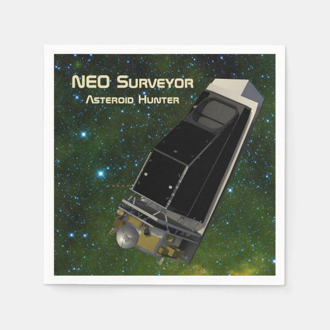 NEO Surveyor Asteroid Hunter Napkins (Front)