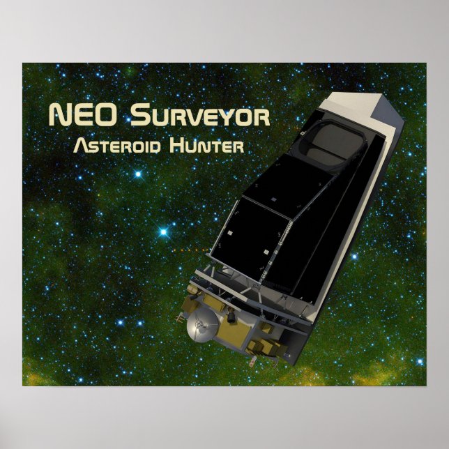 NEO Surveyor Asteroid Hunter Poster (Front)