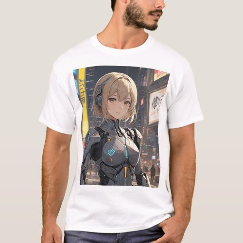 Neo_Tokyo AI Aikos Human Interaction Journey T_Shirt