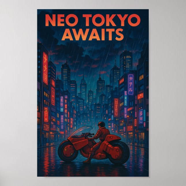 Neo-Tokyo Awaits Poster (Front)