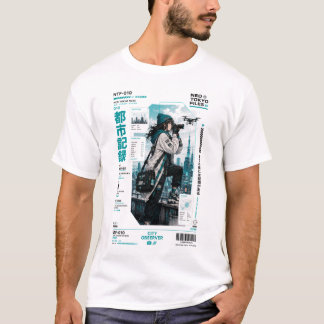 Neo Tokyo Files 010 –Tokyo Photographer Anime T-Shirt