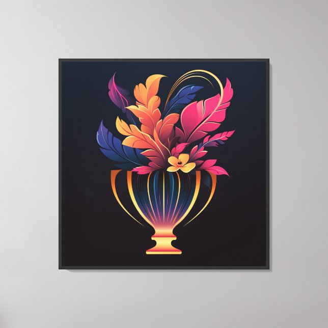 NEO VASE #2 CANVAS PRINT (Front)
