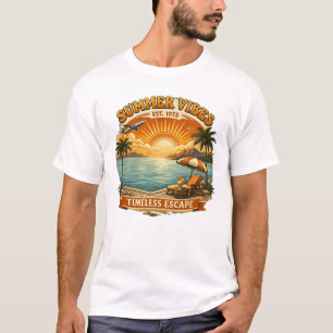 Neo‑Vintage Summer Vibes – Timeless Escape T-Shirt
