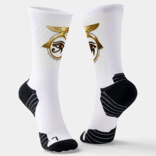 NeoAnkh 3D Eye of Horus Pyramids Winged Sun Disk Socks