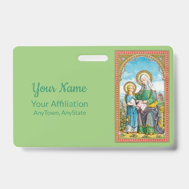 NeoGothic St. Anne and Young Mary (SAU 29) Badge (Front)