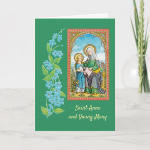 NeoGothic St. Anne and Young Mary (SAU 29) Card