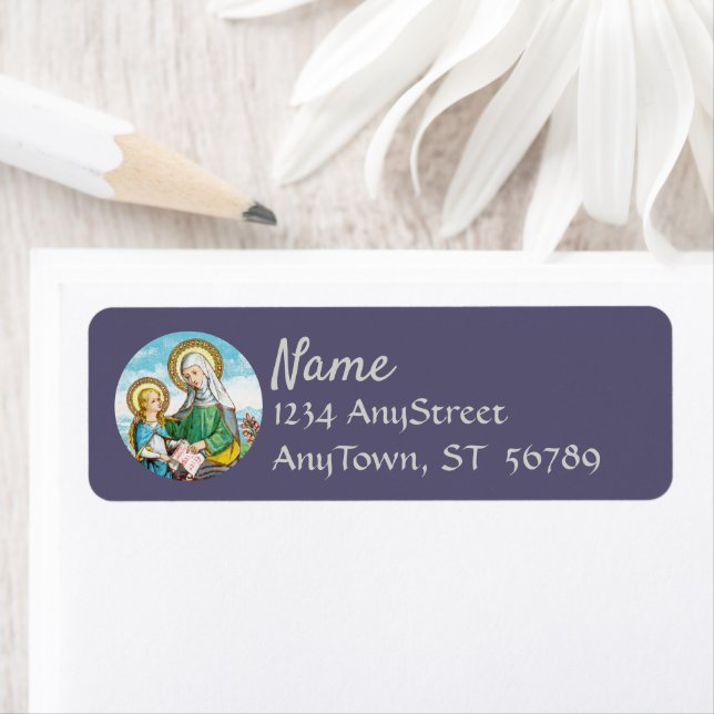 NeoGothic St. Anne and Young Mary (SAU 29) Label (Insitu)