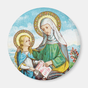 NeoGothic St. Anne and Young Mary (SAU 29) Magnet