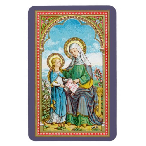 NeoGothic St Anne and Young Mary SAU 29 Magnet
