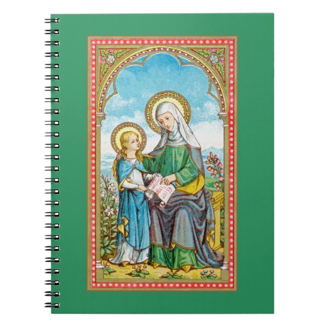 NeoGothic St. Anne and Young Mary (SAU 29) Notebook (Front)