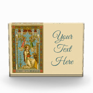 NeoGothic St. Cecilia of Rome (BNG 02) Acrylic Award