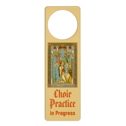 NeoGothic St Cecilia of Rome BNG 02 Door Hanger
