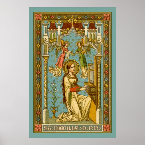 NeoGothic St Cecilia of Rome BNG 02 Poster