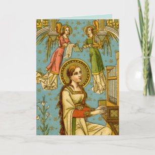 NeoGothic St. Cecilia of Rome (detail; BNG 02) Car Card