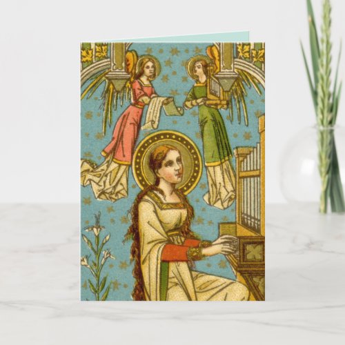 NeoGothic St Cecilia of Rome detail BNG 02 Car Card