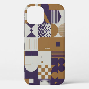 Neomodern aesthetics of brutalism design poster co iPhone 12 case