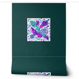 Neon Abstract Geometric Pattern Smooth Wallpaper