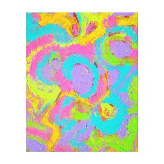 Neon Abstract-Hand Painted Brushstrokes