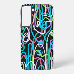 Neon Abstract Painting Samsung Galaxy S22+ Case