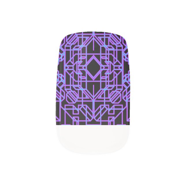 Neon Aeon 1 Minx Nail Wraps (Left Thumb)