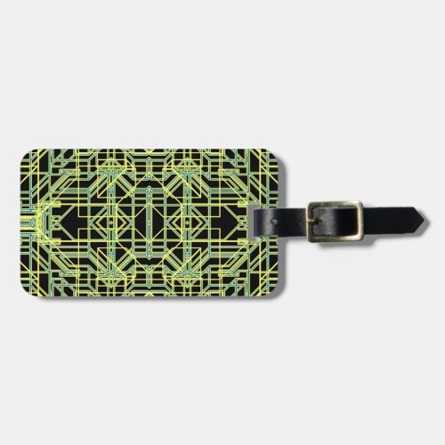 Neon Aeon 8 Luggage Tag