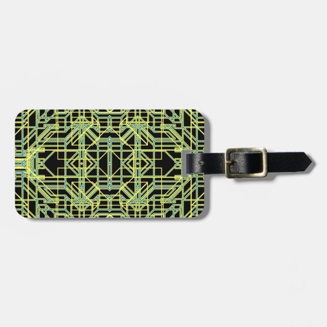 Neon Aeon 8 Luggage Tag (Front Horizontal)