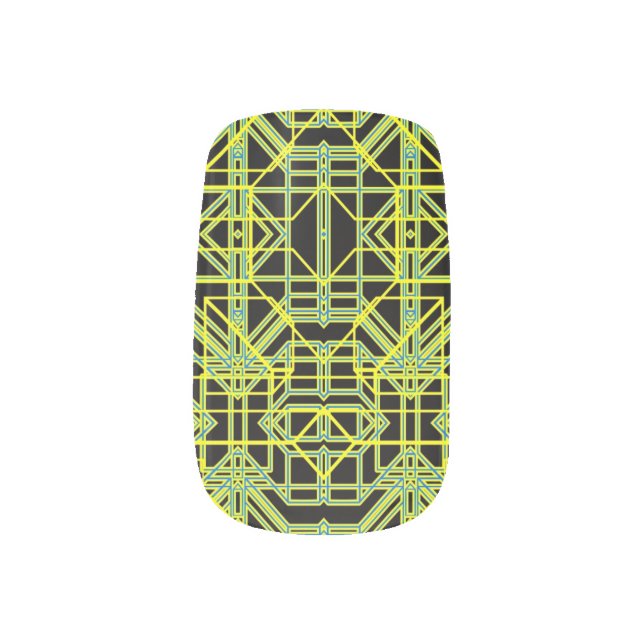 Neon Aeon 8 Minx Nail Wraps (Left Thumb)