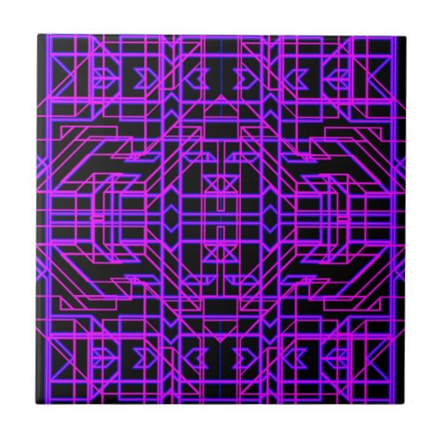 Neon Aeon 9 Ceramic Tile