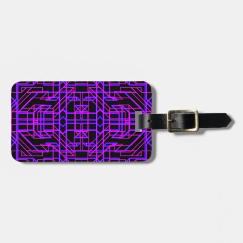 Neon Aeon 9 Luggage Tag