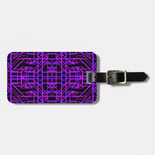 Neon Aeon 9 Luggage Tag (Front Horizontal)