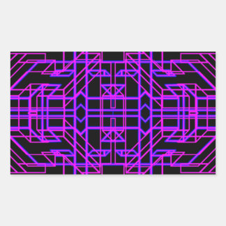 Neon Aeon 9 Rectangular Sticker