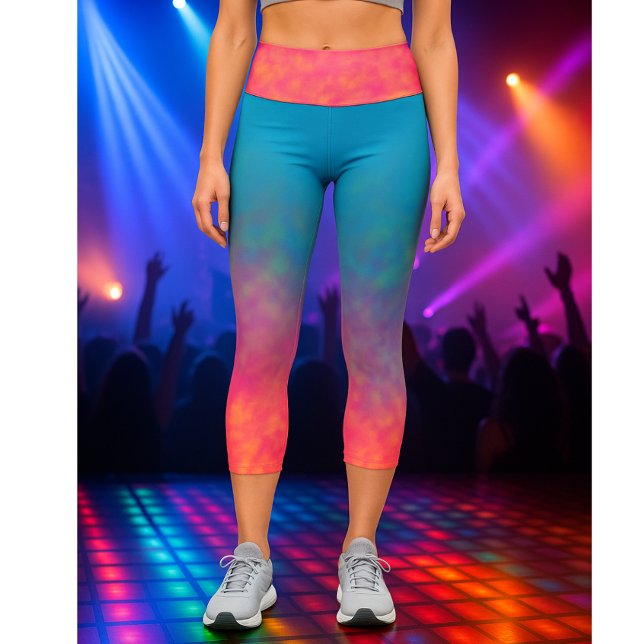 Neon Afterlight Capri Leggings (Creator Uploaded)