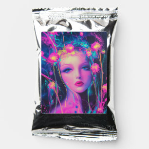 Neon Alien Goddess Coffee Drink Mix