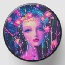 Neon Alien Goddess 