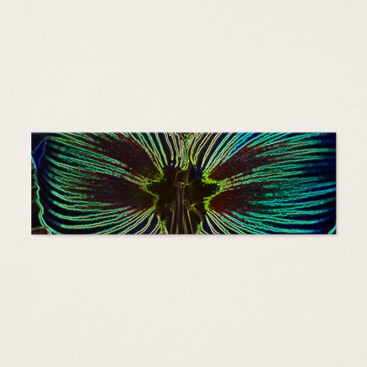 Neon Amaryllis Bookmark (Front)