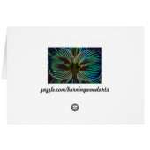 Neon Amaryllis Cards (Back Horizontal)