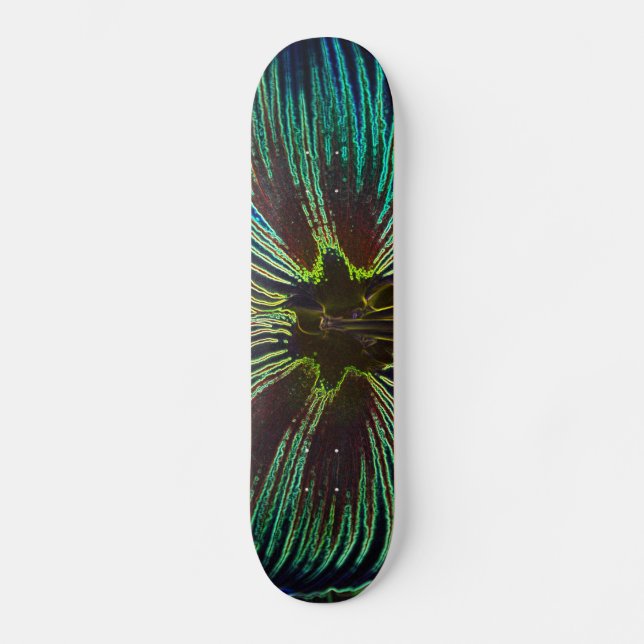 Neon Amaryllis Skateboard (Front)