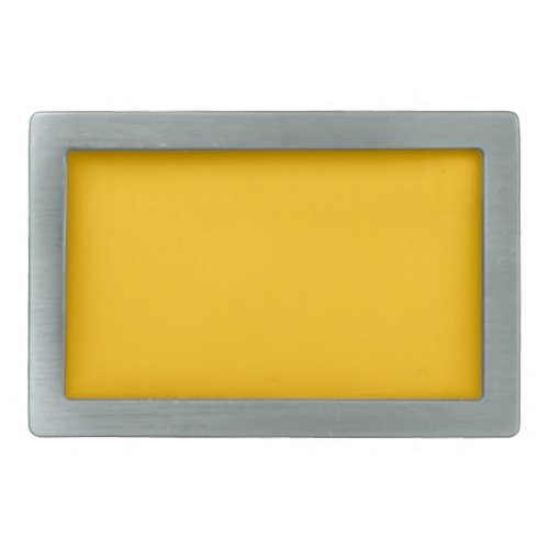 Neon Amber Solid Color  Classic Belt Buckle