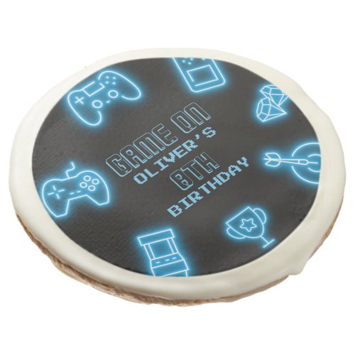 Neon Any year video games birthday  Sugar Cookie