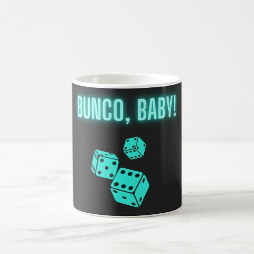 Neon Aqua Bunco Baby  Coffee Mug
